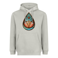 Moon Dust teardrop tooled leather bullskull earrings Heavyweight Hoodie - Jasminsmagicworld