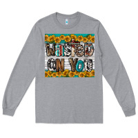 Heather Grey Western Wasted On You Long Sleeve Tee - LillyAllenDesigns