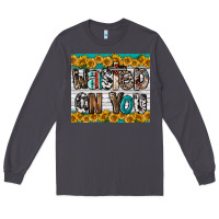Smoke Western Wasted On You Long Sleeve Tee - LillyAllenDesigns
