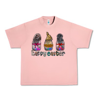 Salmon Happy Easter Urban Heavy Tee - CowhideDigitalArt