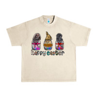 Sandshell Happy Easter Urban Heavy Tee - CowhideDigitalArt