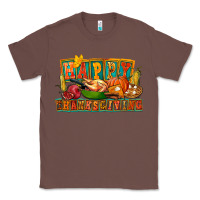 Chestnut Happy Thanksgiving Classic Tee - FaDigitalArtStudio