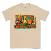 Mushroom Happy Thanksgiving Classic Tee - FaDigitalArtStudio