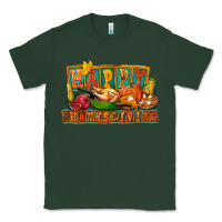 Sports Green Happy Thanksgiving Classic Tee - FaDigitalArtStudio