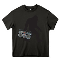 Asphalt bigfoot beatbox boom box retro   bigfoot boom box Heavy Core Tee - DesigneFamous