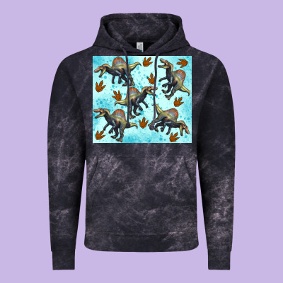 Spinosaurus Vintage Hoodie Designed By Artiststas