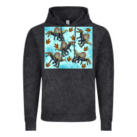 Vintage Black spinosaurus Vintage Hoodie - Artiststas