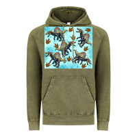 Vintage Olive spinosaurus Vintage Hoodie - Artiststas