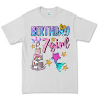 Dove Grey birthday girl 7 Premium Tee - BundleAndBundleShop