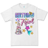 White birthday girl 7 Premium Tee - BundleAndBundleShop
