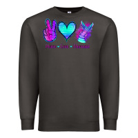 Smoke Peace Love Mermaid Premium Sweatshirt - Jasminsmagicworld