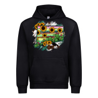 Black Connecticut State Map Urban Hoodie - RanaPortraitStore