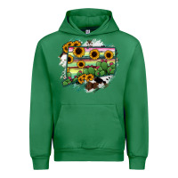 Emerald Connecticut State Map Urban Hoodie - RanaPortraitStore