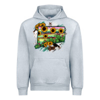 Heather Grey Connecticut State Map Urban Hoodie - RanaPortraitStore