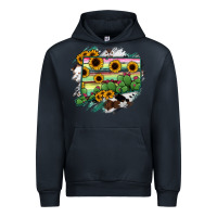 Navy Connecticut State Map Urban Hoodie - RanaPortraitStore