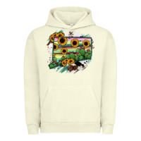 Pigment Pistachio Connecticut State Map Urban Hoodie - RanaPortraitStore