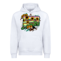 White Connecticut State Map Urban Hoodie - RanaPortraitStore