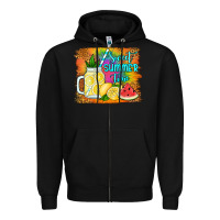 Black sweet summer time Zipper Hoodie - Jasminsmagicworld
