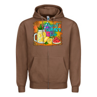 Chestnut sweet summer time Zipper Hoodie - Jasminsmagicworld