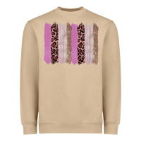 Mushroom pink glitter leopard brushstroke background Heavyweight Sweatshirt - RanaPortraitStore