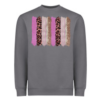 Storm pink glitter leopard brushstroke background Heavyweight Sweatshirt - RanaPortraitStore