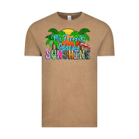 Vintage Coffee My Favorite Coloris Sunshine Vintage Tee - CowhideDigitalArt