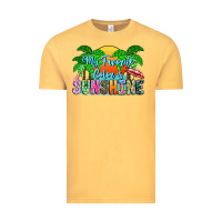 Vintage Mustard My Favorite Coloris Sunshine Vintage Tee - CowhideDigitalArt