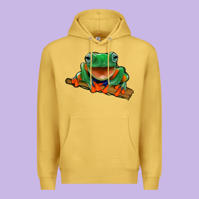 Frog Premium Hoodie Designed By Jasminsmagicworld