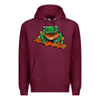 Burgundy frog Premium Hoodie - Jasminsmagicworld