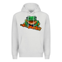 Dove Grey frog Premium Hoodie - Jasminsmagicworld