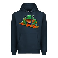 Navy frog Premium Hoodie - Jasminsmagicworld