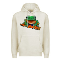 Oatmeal Heather frog Premium Hoodie - Jasminsmagicworld