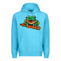 Ocean Blue frog Premium Hoodie - Jasminsmagicworld