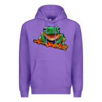 Purple frog Premium Hoodie - Jasminsmagicworld
