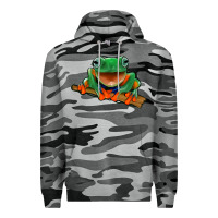 Slate Camo frog Premium Hoodie - Jasminsmagicworld
