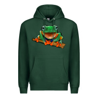 Sports Green frog Premium Hoodie - Jasminsmagicworld