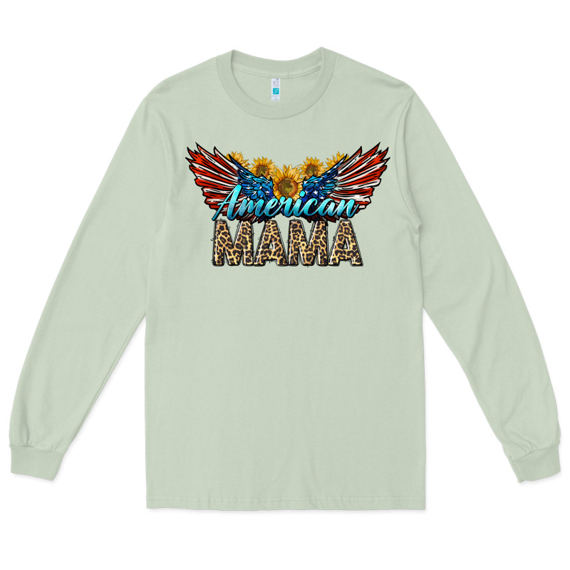 Western American Mama With Sunflowers Long Sleeve Tee by LillyAllenDesigns | Teevron