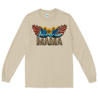 Mushroom Western American Mama With Sunflowers Long Sleeve Tee - LillyAllenDesigns