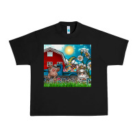 Black happy easter Urban Heavy Tee - CowhideDigitalArt