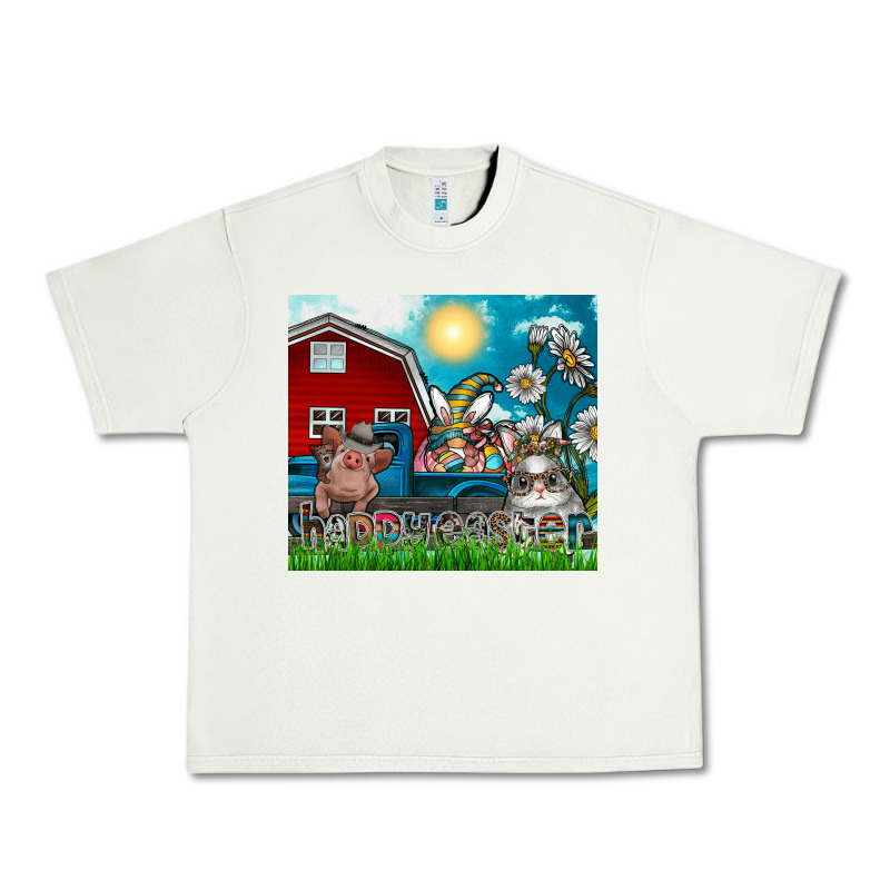 Happy Easter Urban Heavy Tee by CowhideDigitalArt | Teevron