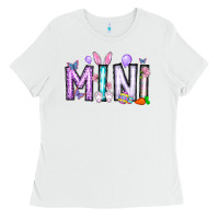 White easter day mini Ladies Tee - CowhideDigitalArt