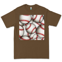 Cacao baseball seamless pattern Premium Tee - BundleAndBundleShop