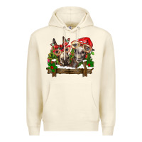 Sandshell Christmas donkeys Premium Hoodie - BarkalooDesign