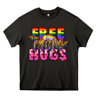 Asphalt Free Mom hugs Heavy Core Tee - FaDigitalArtStudio