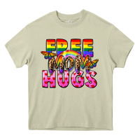Mossy Free Mom hugs Heavy Core Tee - FaDigitalArtStudio