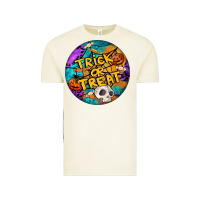 Vintage Arctic Trick Or Treat Hallowen Round Vintage Tee - LillyAllenDesigns