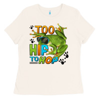 Bone too hip to hop frog Ladies Tee - LillyAllenDesigns