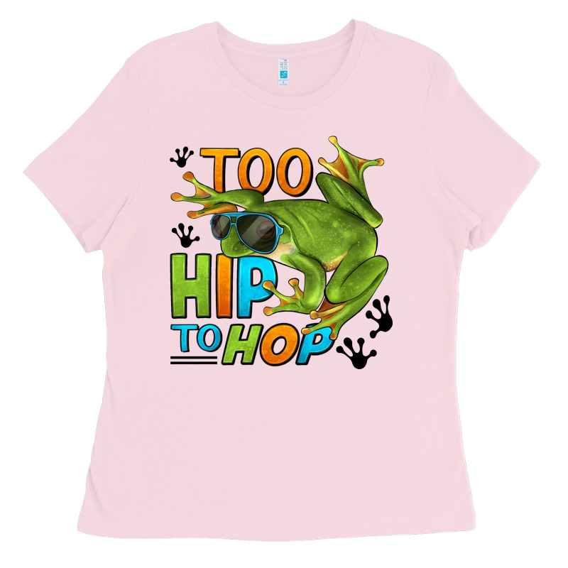 Too Hip To Hop Frog Ladies Tee by LillyAllenDesigns | Teevron