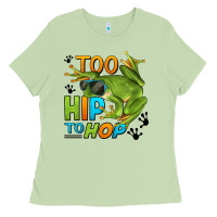 Matcha too hip to hop frog Ladies Tee - LillyAllenDesigns