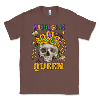 Chestnut Skull Mardi Gras queen Classic Tee - FaDigitalArtStudio